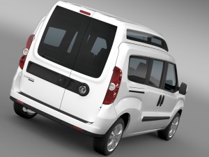 vauxhall combo tour h2l2 2015 3D Model
