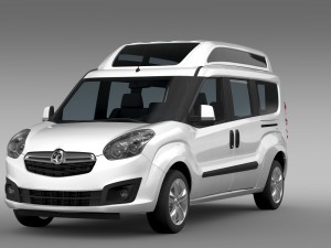 vauxhall combo tour h2l2 2015 3D Model