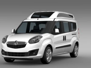 vauxhall combo tour h2l2 2015 3D Model