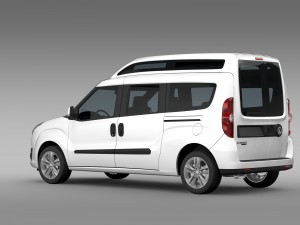 vauxhall combo tour h2l2 2015 3D Model
