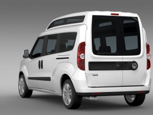 vauxhall combo tour h2l2 2015 3D Model