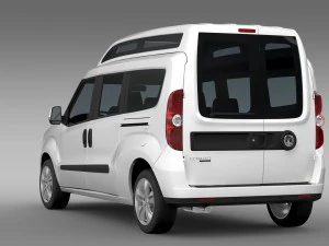 vauxhall combo tour h2l2 2015 3D Model