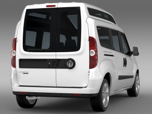 vauxhall combo tour h2l2 2015 3D Model