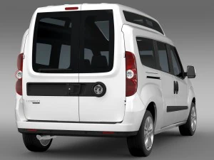 vauxhall combo tour h2l2 2015 3D Model