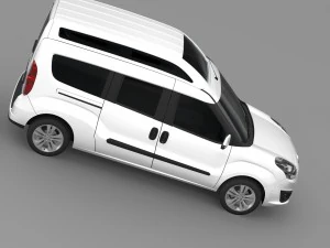 vauxhall combo tour h2l2 2015 3D Model
