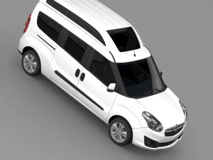 vauxhall combo tour h2l2 2015 3D Model