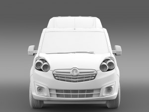 vauxhall combo tour h2l2 2015 3D Model