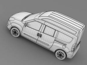 vauxhall combo tour h2l2 2015 3D Model