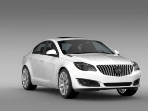 buick regal 2015 3D Model