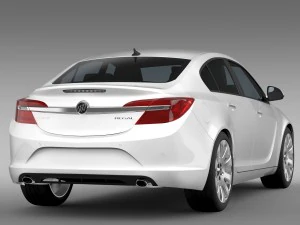buick regal 2015 3D Model