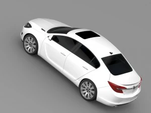 buick regal 2015 3D Model
