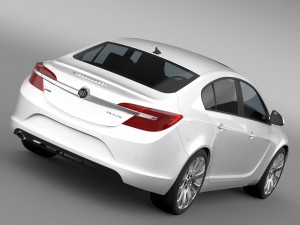 buick regal flexfuel 2015 3D Model