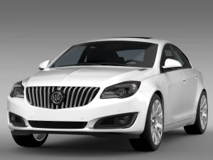buick regal flexfuel 2015 3D Model