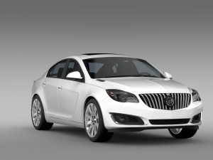 buick regal flexfuel 2015 3D Model