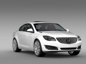 buick regal flexfuel 2015 3D Model