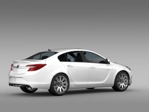 buick regal flexfuel 2015 3D Model