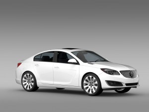 buick regal flexfuel 2015 3D Model