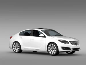 buick regal flexfuel 2015 3D Model