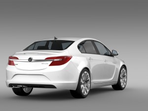 buick regal flexfuel 2015 3D Model