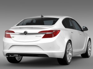 buick regal flexfuel 2015 3D Model