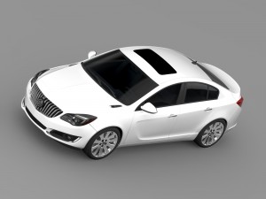 buick regal flexfuel 2015 3D Model