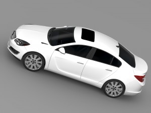 buick regal flexfuel 2015 3D Model