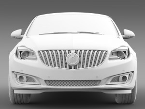 buick regal flexfuel 2015 3D Model
