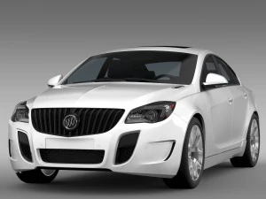 buick regal gs 2015 3D Model