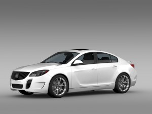 buick regal gs 2015 3D Model