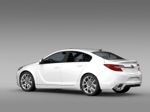 buick regal gs 2015 3D Model