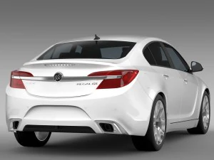buick regal gs 2015 3D Model
