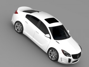 buick regal gs 2015 3D Model