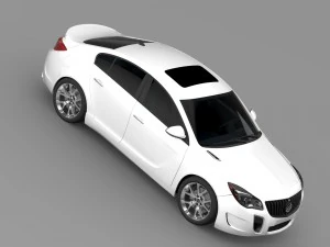 buick regal gs 2015 3D Model