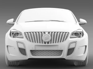 buick regal gs 2015 3D Model