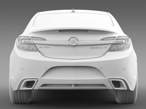 buick regal gs 2015 3D Model