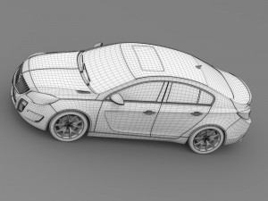 buick regal gs 2015 3D Model