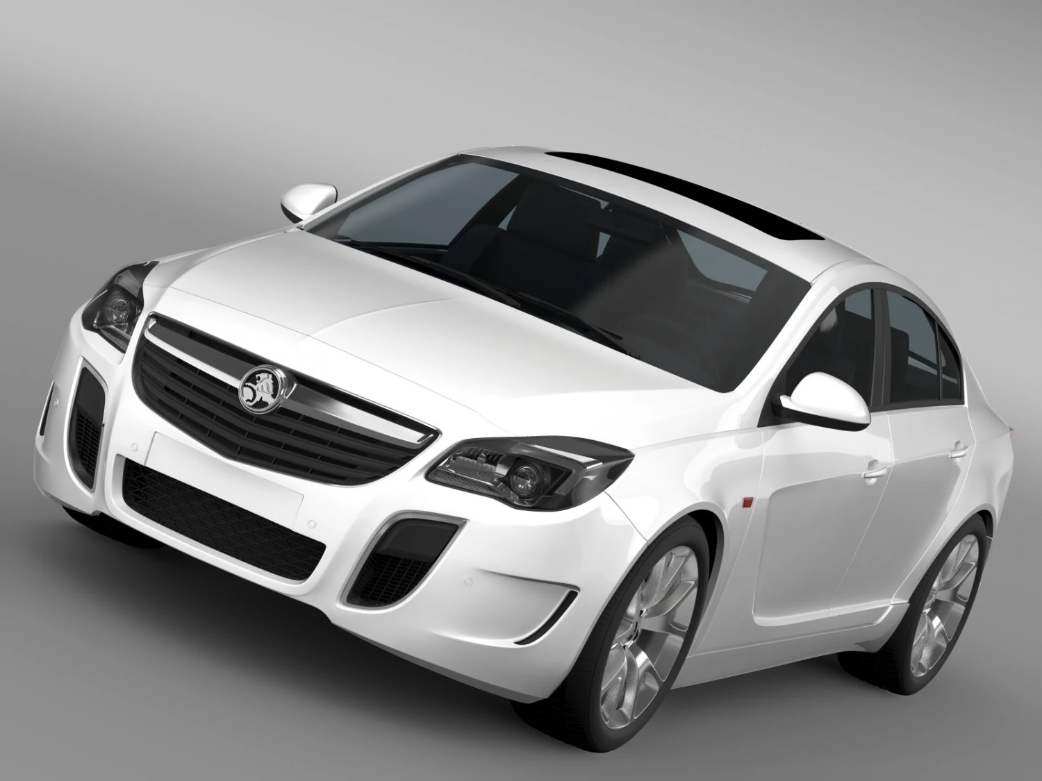 holden insignia vxr 2016 3D Model .c4d .max .obj .3ds .fbx .stl .blend 