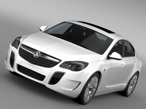 holden insignia vxr 2016 3D Model