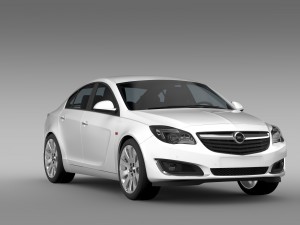 opel insignia 2015 Modelo 3D
