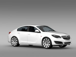 opel insignia 2015 Modelo 3D