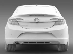 opel insignia 2015 3D Model