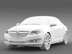 opel insignia 2015 3D Model