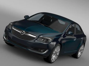 opel insignia ecoflex 2015 Modello 3D