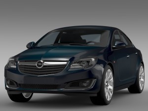 opel insignia ecoflex 2015 Modello 3D