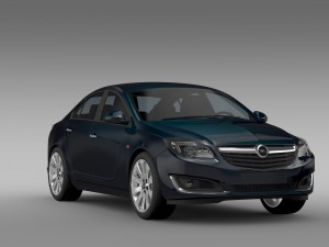 opel insignia ecoflex 2015 Modello 3D