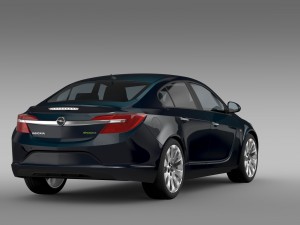 opel insignia ecoflex 2015 Modello 3D