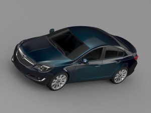 opel insignia ecoflex 2015 Modello 3D