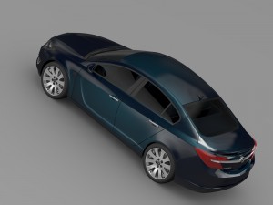 opel insignia ecoflex 2015 Modello 3D