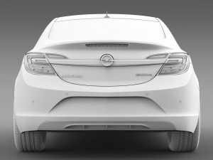 opel insignia ecoflex 2015 Modello 3D