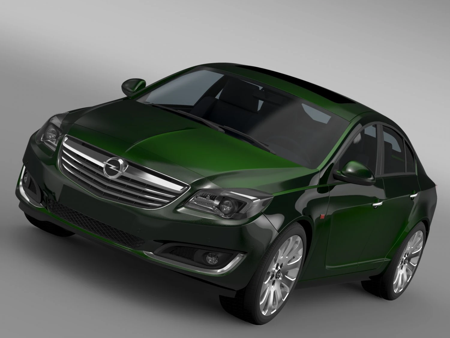 opel insignia hatchback 2015 3D Model .c4d .max .obj .3ds .fbx .stl .blend 